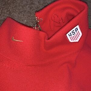 Red Olympic Nike Sweater One Piece